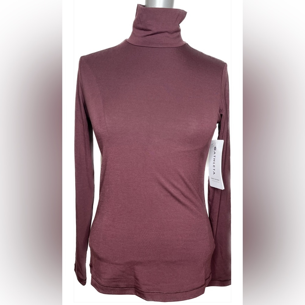 NWT - Athleta Essential Turtleneck Size XXS - Picture 2 of 7